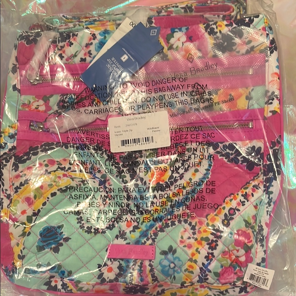 Vera Bradley Multicolor Floral Tote